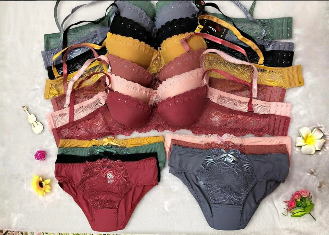 New Arrival Double Padded Bra Set