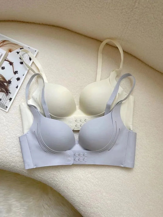 Front and Back Open Seamless Push up bra