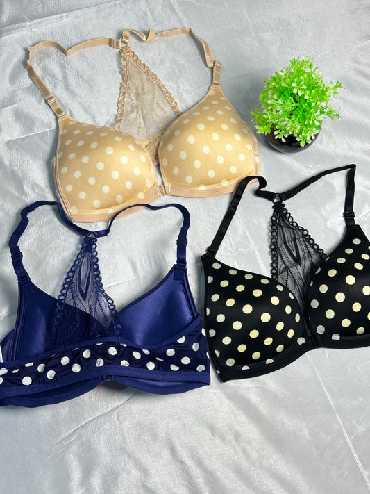 Anti Gravity Seamless Single Padded Non Wire Bra With Back Net Premium Style