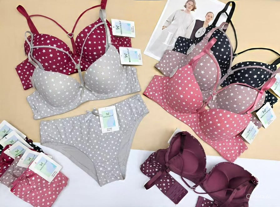 LiftAura Double-Padded Comfort Bra Set