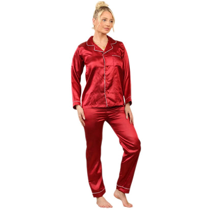 Two Hearts 2 piece silk Front Open suit