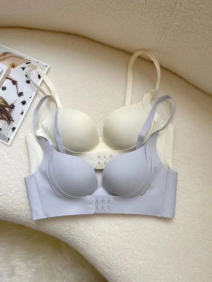 Front and Back Open Seamless Push up bra
