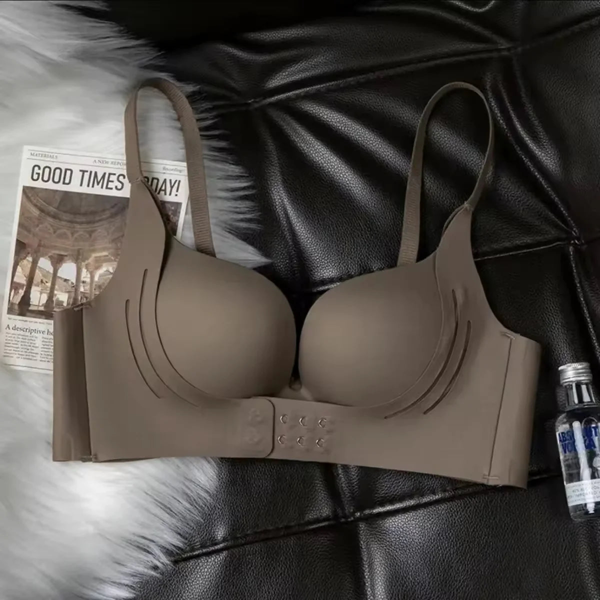 Front and Back Open Seamless Push up bra