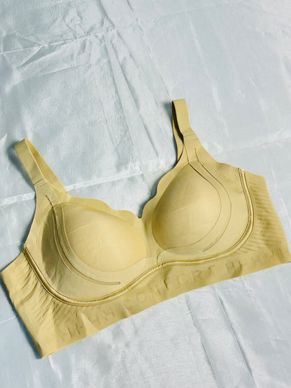 Soft Seamless Back Hooks Bra ( sports look )