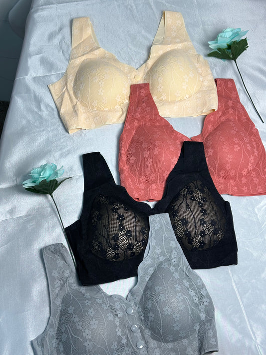 Seamless Anti Rash Front Open Posture Correction Bra