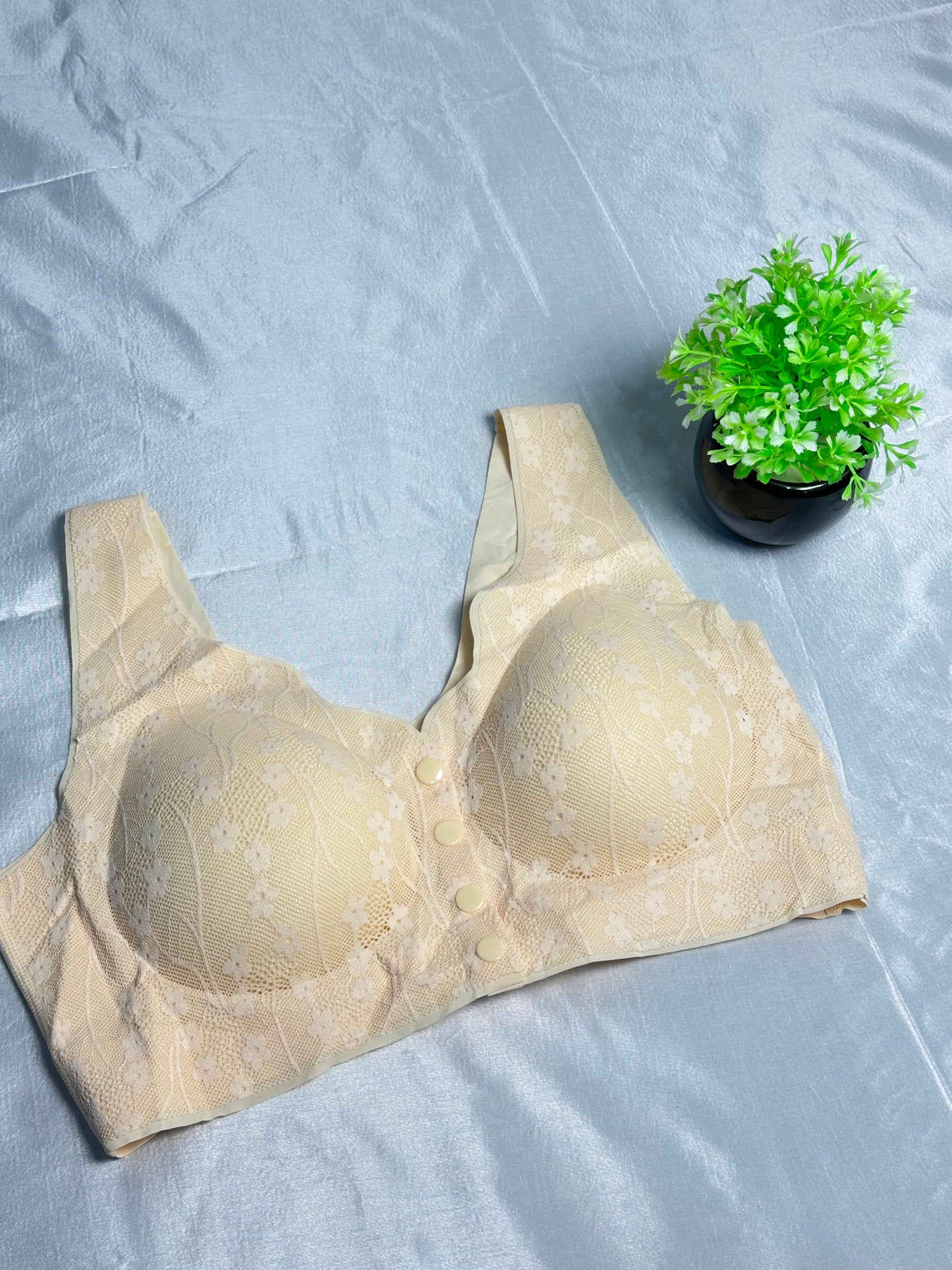 Seamless Anti Rash Front Open Posture Correction Bra