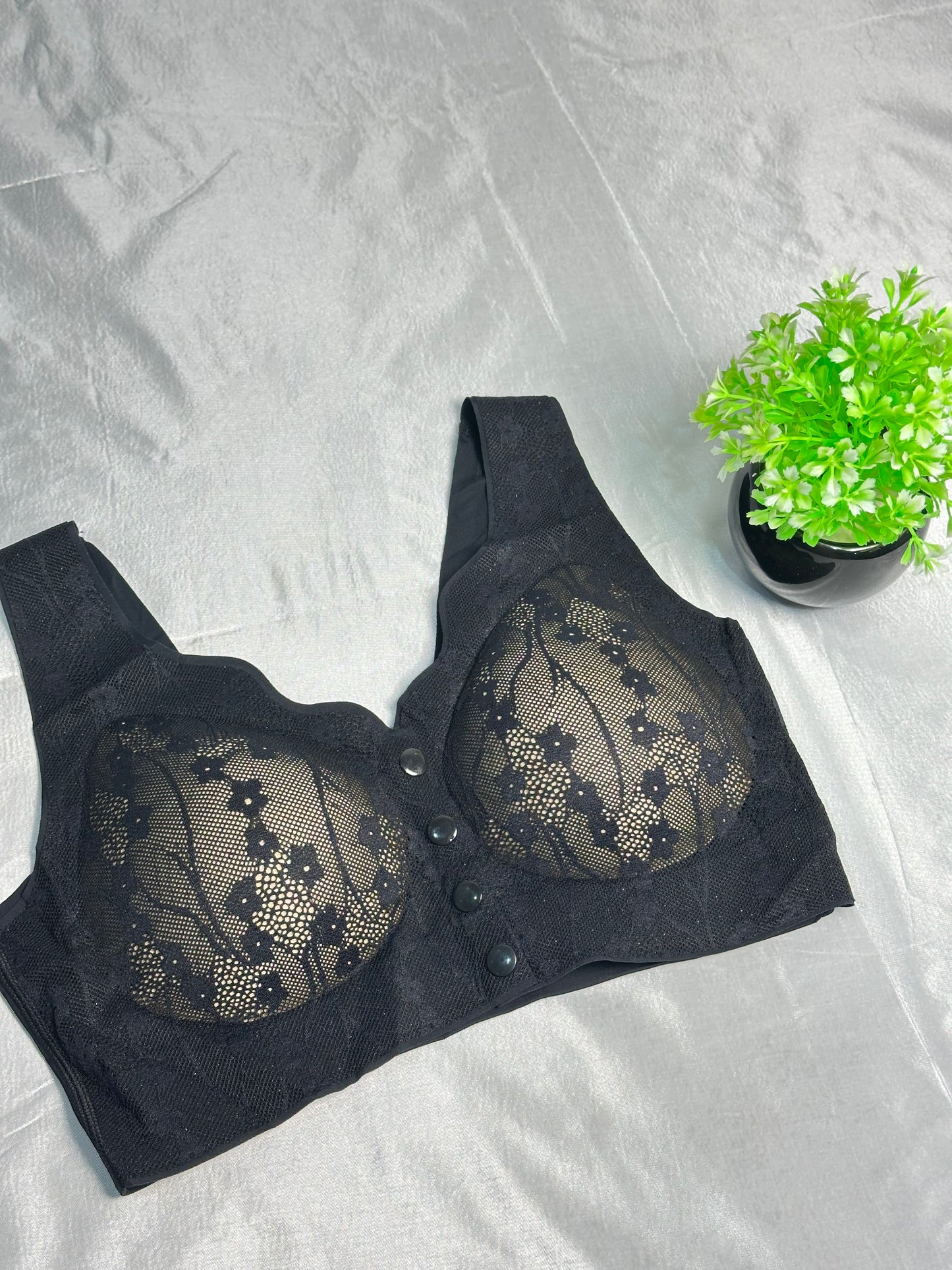 Seamless Anti Rash Front Open Posture Correction Bra