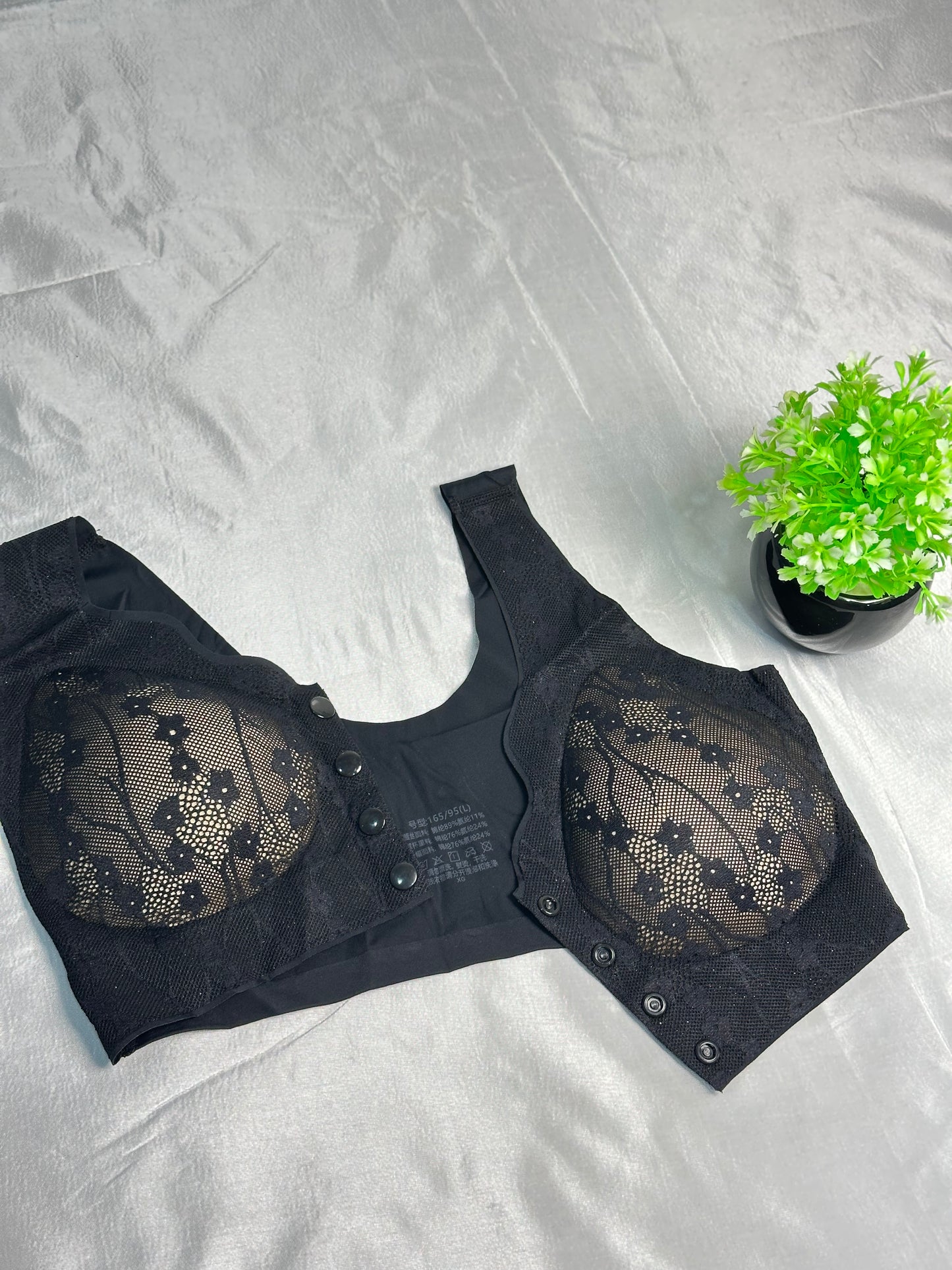 Seamless Anti Rash Front Open Posture Correction Bra