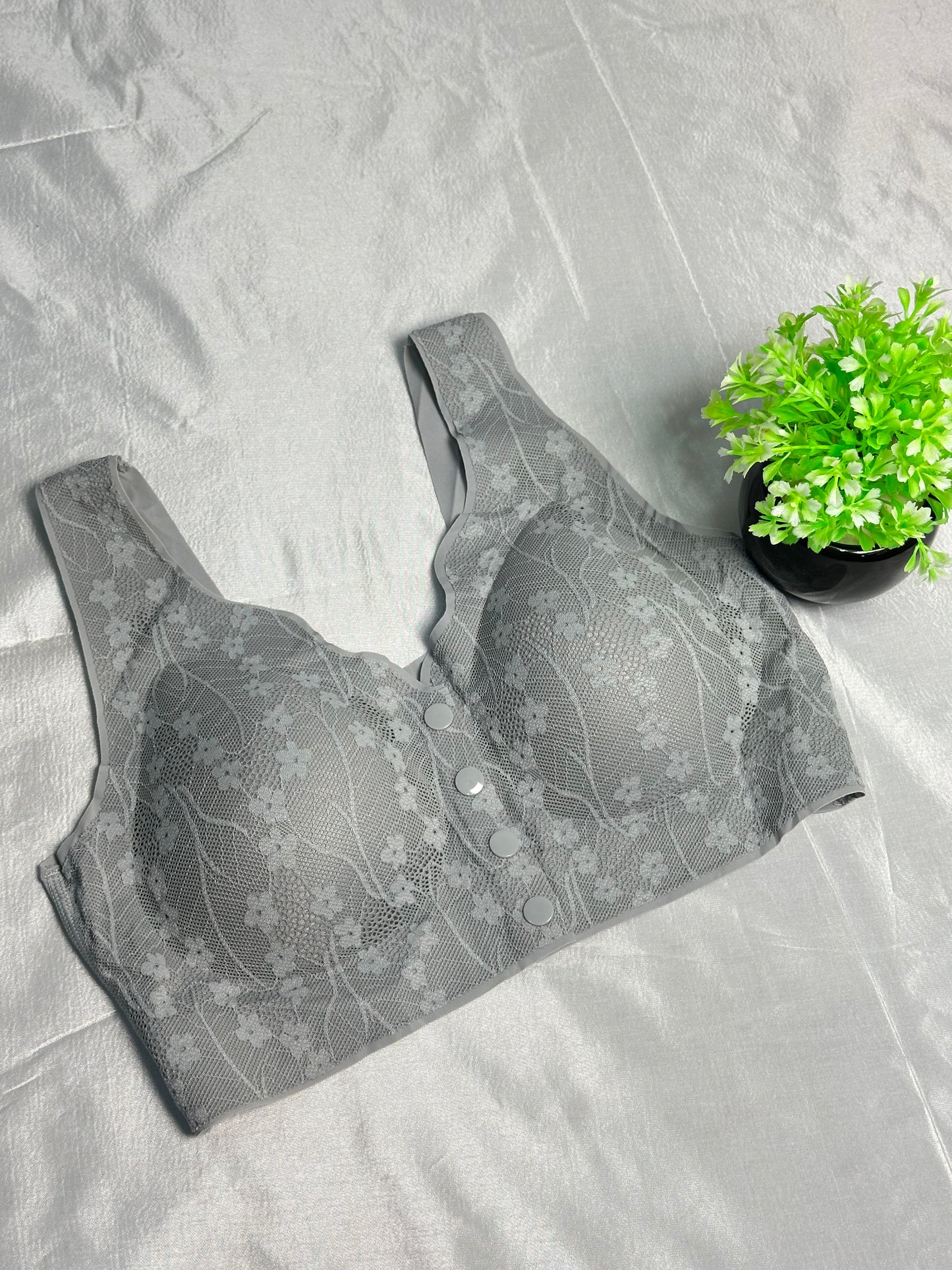Seamless Anti Rash Front Open Posture Correction Bra