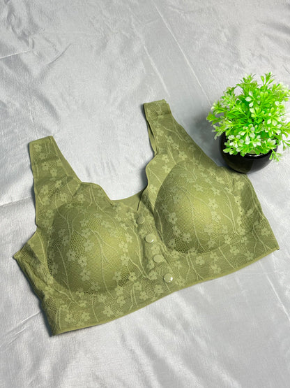 Seamless Anti Rash Front Open Posture Correction Bra