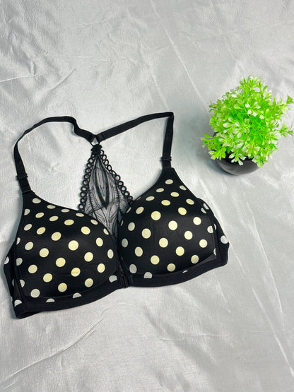 Anti Gravity Seamless Single Padded Non Wire Bra With Back Net Premium Style