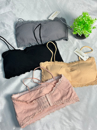 New Fashion Lase Bra Supper Soft And Comfortable Back Hook Bra