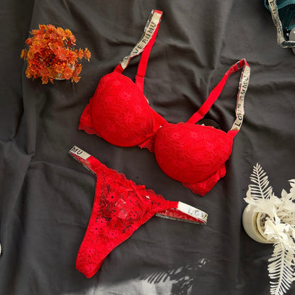 Love Rumu Premium Double Padded Bra Set With High Quality