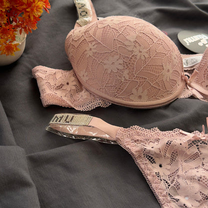 Love Rumu Premium Double Padded Bra Set With High Quality