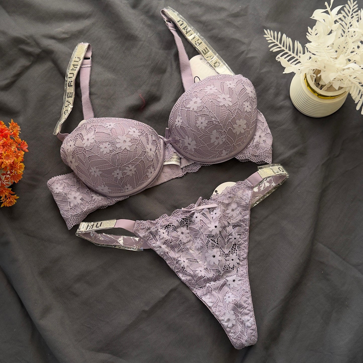 Love Rumu Premium Double Padded Bra Set With High Quality