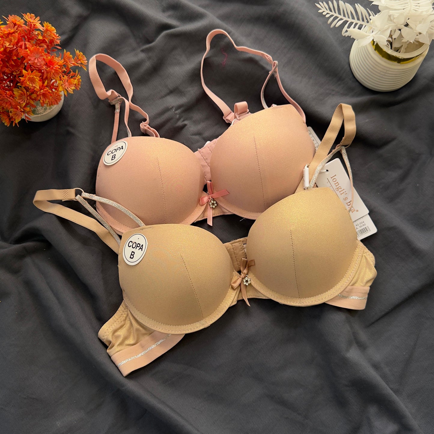 Victoria Secret  Heart style Double Padded bra set With Premium Quality