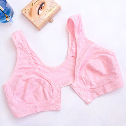 Front Button Premium Non Padded Bra