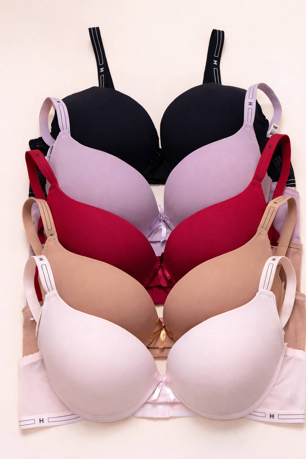 Double Padded Fancy Bridal T shirt Bra