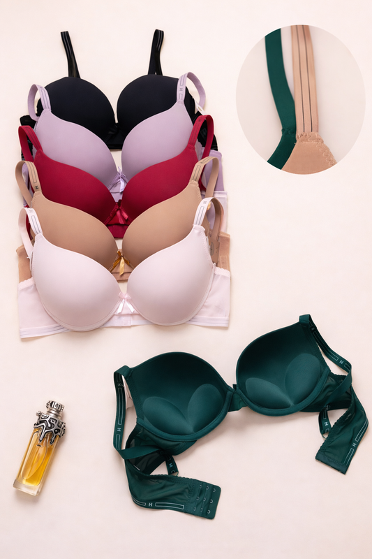 Double Padded Fancy Bridal T shirt Bra