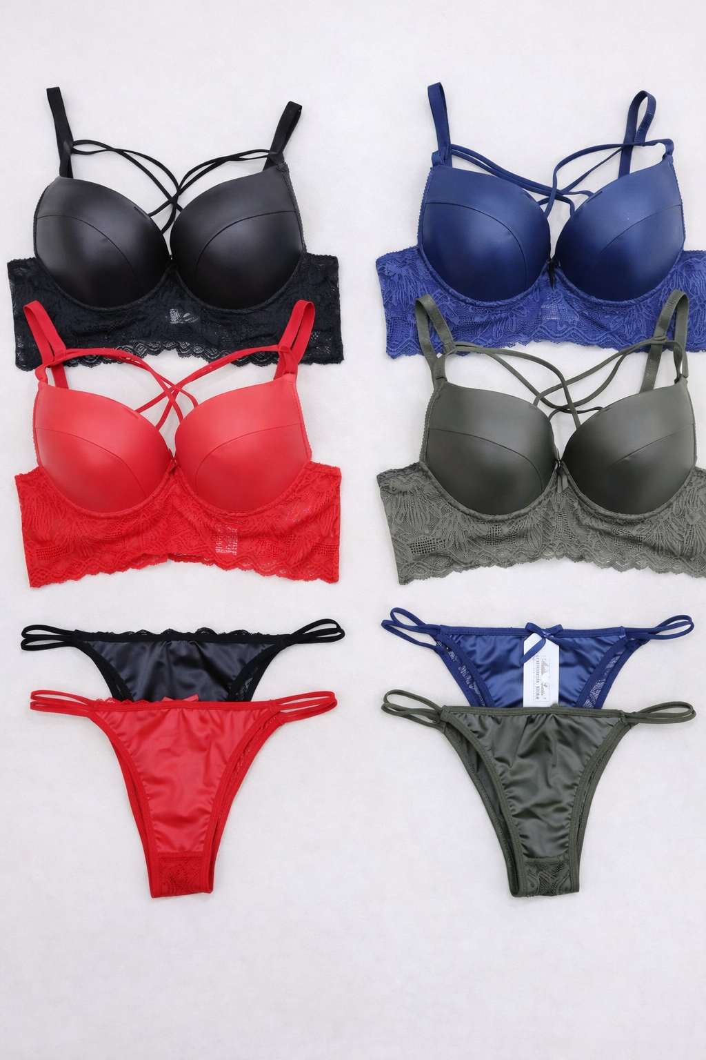 Media Lana Fashion Leather Bra Set With Comfortable And Premium Looks